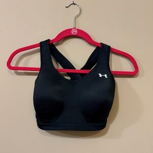 Black Cross-Back Sports Bra